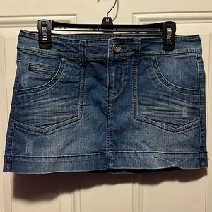 Lei Jean Mini Skirt Size 7